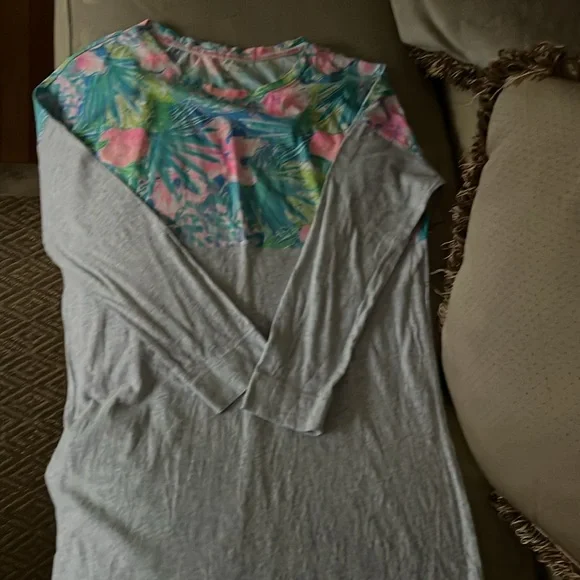 Lilly Pulitzer Finn T shirt Dress Large - Picture 6 of 9